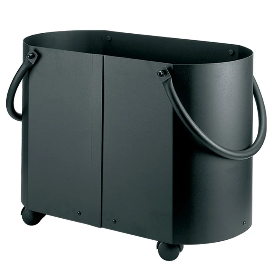 Suporte de madeira em diferentes acabamentos com 2 alças laterais Fabricado na Itália - Impala